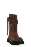 Chaussures Cuir Marron