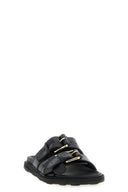 Sandales Cuir Noir