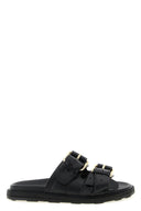 Sandales Cuir Noir