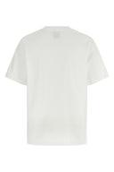 Casa Way Orange Mascot T-shirt – T-shirt Homme Blanc en Coton Bio avec Imprimé