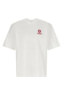 Logo Patch T-shirt – T-shirt Homme Blanc en Coton Bio avec Patch Silicone