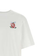 Dragonfly Floral T-shirt – T-shirt Homme Blanc en Coton Bio avec Imprimé