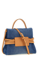 Pantalon Cuir Bleu