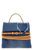 Pantalon Cuir Bleu