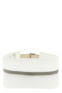 Accessoire Cuir Blanc