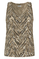 Top Soie Beige
