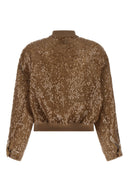 Veste Soie Marron