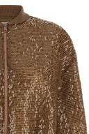 Veste Soie Marron