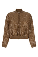 Veste Soie Marron