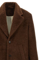 Manteau Mohair Marron