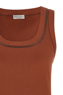 Top Coton Marron