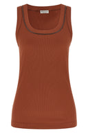 Top Coton Marron