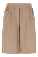 Short Coton Marron