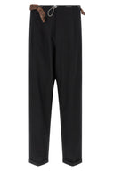 Pantalon Coton Noir