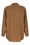 Chemise Soie Marron