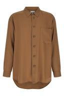Chemise Soie Marron