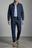 Pantalon Coton Bleu