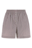 Short Coton Bordeaux