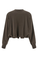Sweat Coton Marron