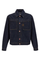 Denim Jacket – Veste Homme en Jean Bleu avec Logo Casablanca