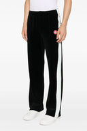 Chenille Pants – Pantalon Homme Noir en Coton avec Logo Casablanca
