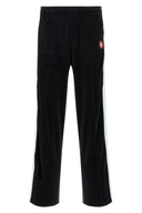 Chenille Pants – Pantalon Homme Noir en Coton avec Logo Casablanca