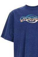 Chrome T-shirt – T-shirt Homme Oversize en Coton Bio Bleu