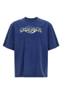 Chrome T-shirt – T-shirt Homme Oversize en Coton Bio Bleu