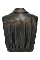 Vêtement Cuir Marron