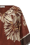 Chemise Soie Bordeaux