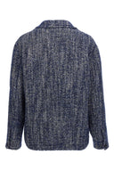 Veste Laine Bleu