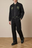 Pantalon Coton Noir