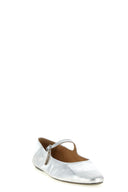 Talons Cuir Argenté