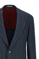 Veste Soie Bleu