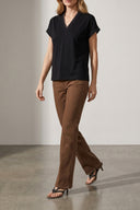 Top Cuir Beige