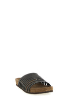 Sandales Daim Noir