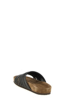 Sandales Daim Noir