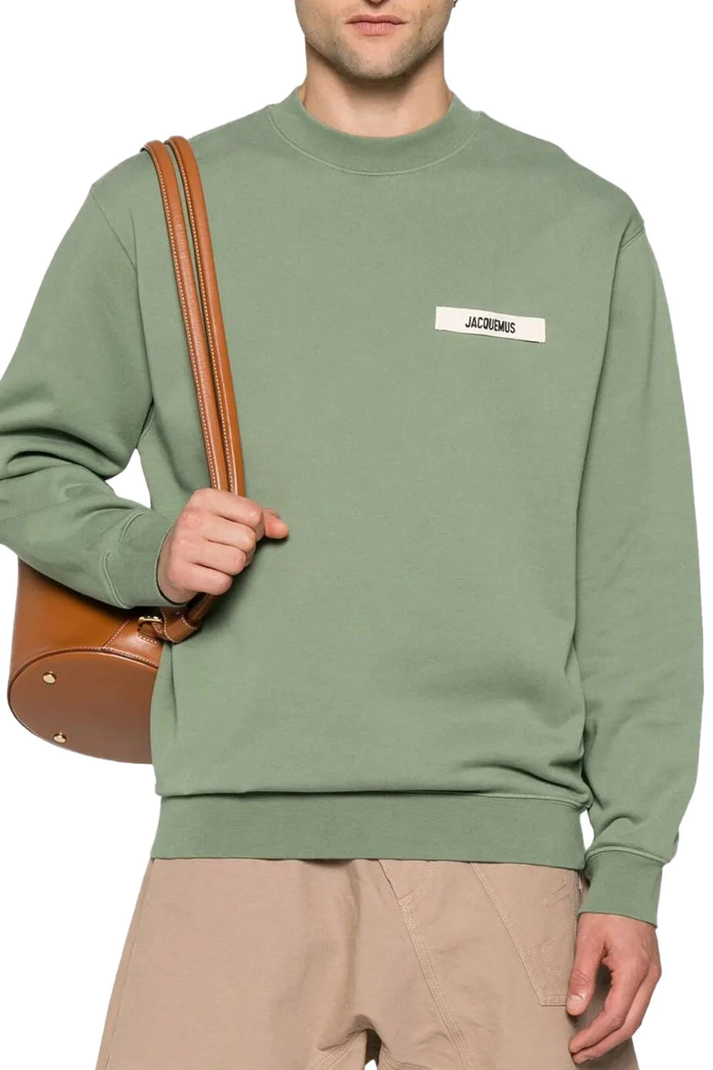 Le Sweatshirt Gros Grain Jacquemus Khaki — vue 2