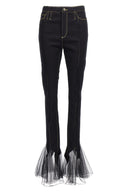 Pantalon Denim Noir