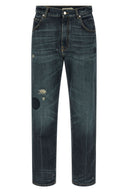 Pantalon Coton Bleu