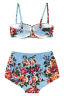 Maillot de Bain Bleu Clair