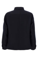 Veste Soie Bleu