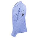 Surchemise zippée Chrome-R bleu riviera