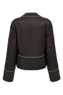 Chemise Soie Noir