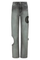 Pantalon Coton Gris