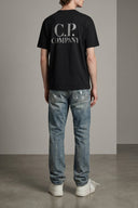 Pantalon Cuir Bleu Clair