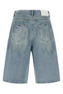 Short Coton Bleu Clair