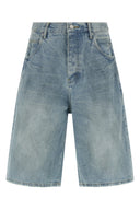 Short Coton Bleu Clair