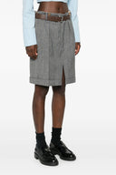 Jupe rayée en laine