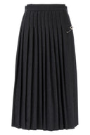 Jupe Laine Gris